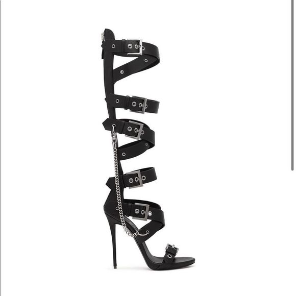 GIUSEPPE ZANOTTI 🌟20th Anniversary Edition🌟 Trapt Knee High Gladiator heels - Picture 6 of 14